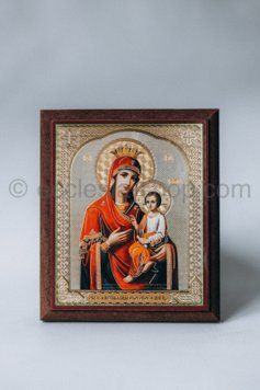 Икона Пресвятой Богородицы Скоропослушница ICON-SKOROPOSLUSHNYTSIA-MDF-12x14 фото