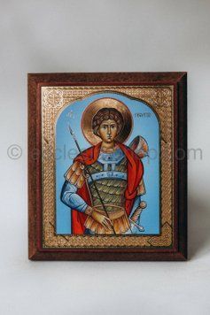 Икона св. великомученик Георгий Победоносец ICON-GEORGIY-POBIDONOSTSYA-01-MDF-12x14 фото