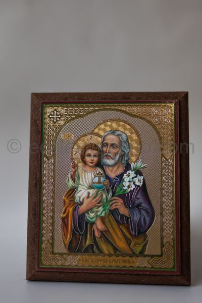 Икона св. Иосифа Обручника ICON-JOSEPH-MDF-12x14 фото