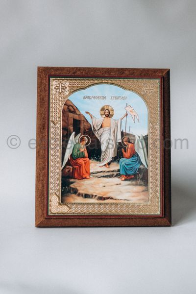 Ікона Воскресіння Христового ICON-RESURRECTION-MDF-12x14 фото