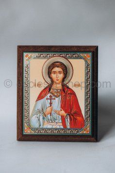 Икона св. мученицы Любви ICON-SVYATA-LYUBOV-MDF-12x14 фото